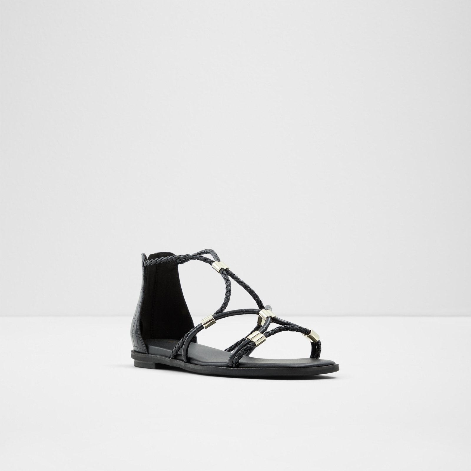 Aldo Womens Falema Flat Sandals Black Size 5 B main image 1