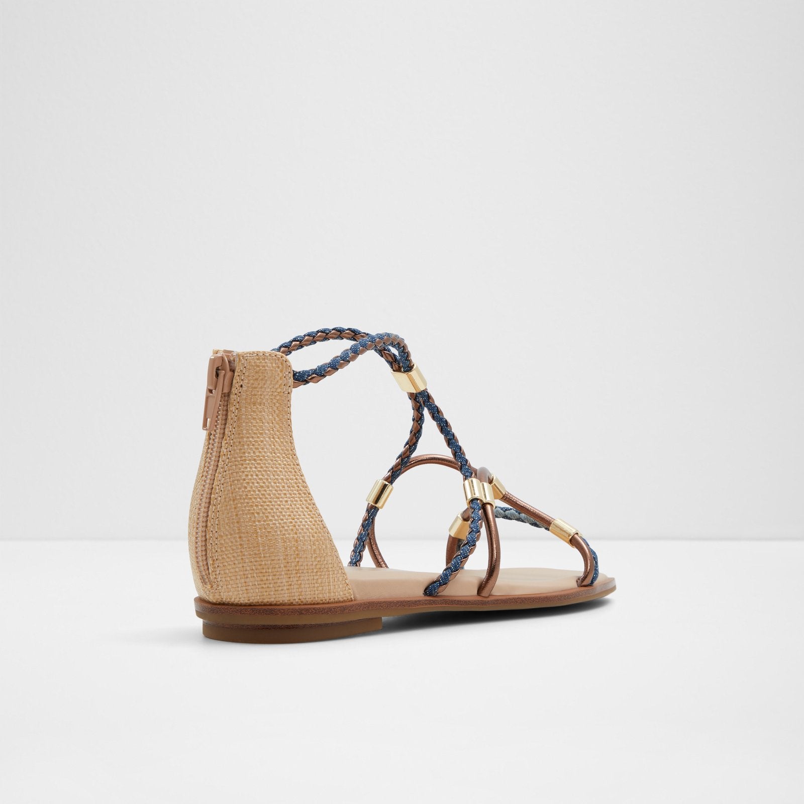 Aldo Women's Flat Sandals Oceriwenflex Blue