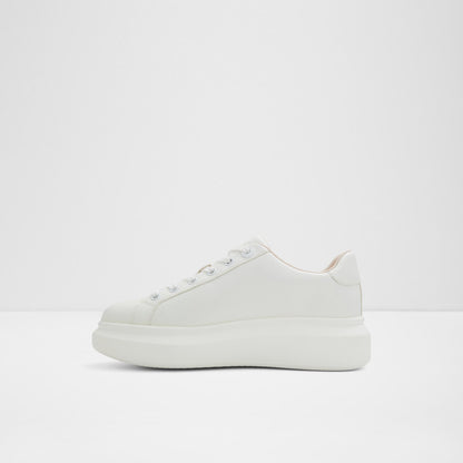Aldo Women's Pillow Walk Comfortable Low Top Trainers Peono White