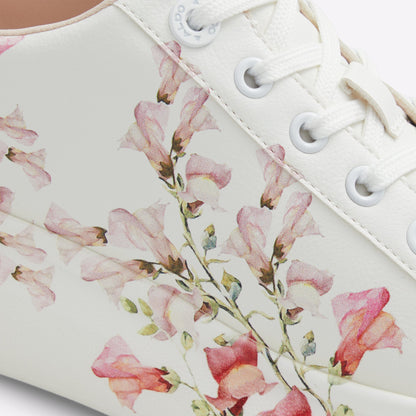 Aldo Women's Pillow Walk Comfortable Low Top Trainers Peono White