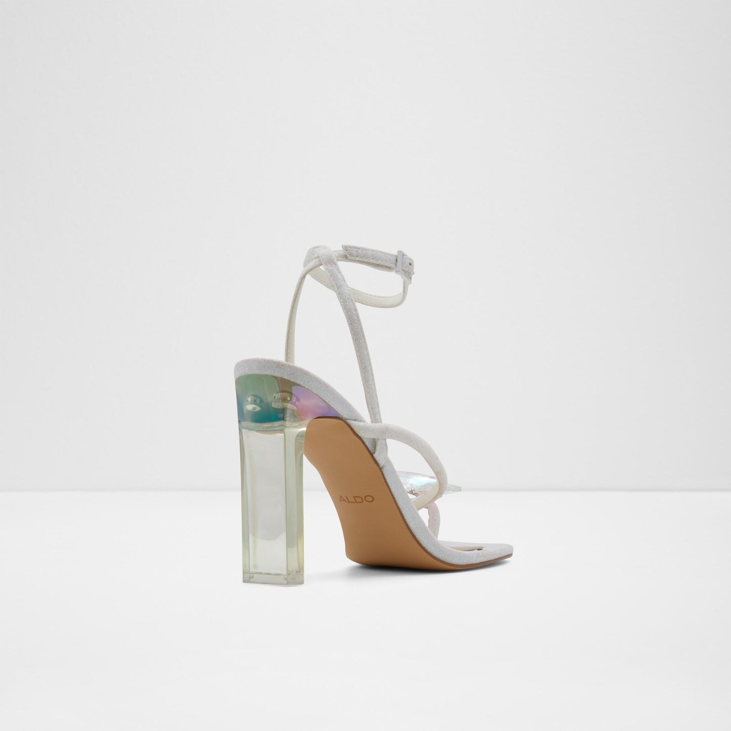 Aldo Women's Heeled Sandals Pepela White