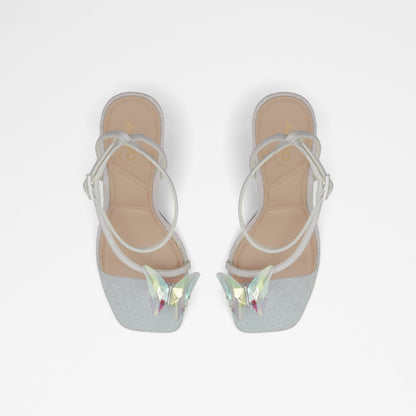 Aldo Women's Heeled Sandals Pepela White