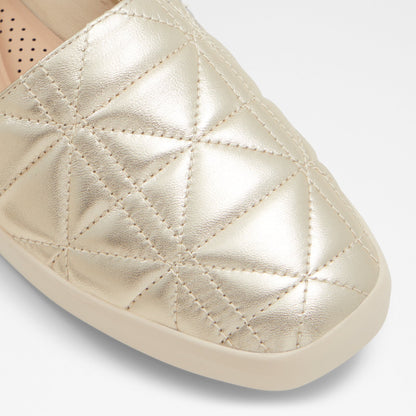 Aldo Women's Slip Ons Quilten Gold
