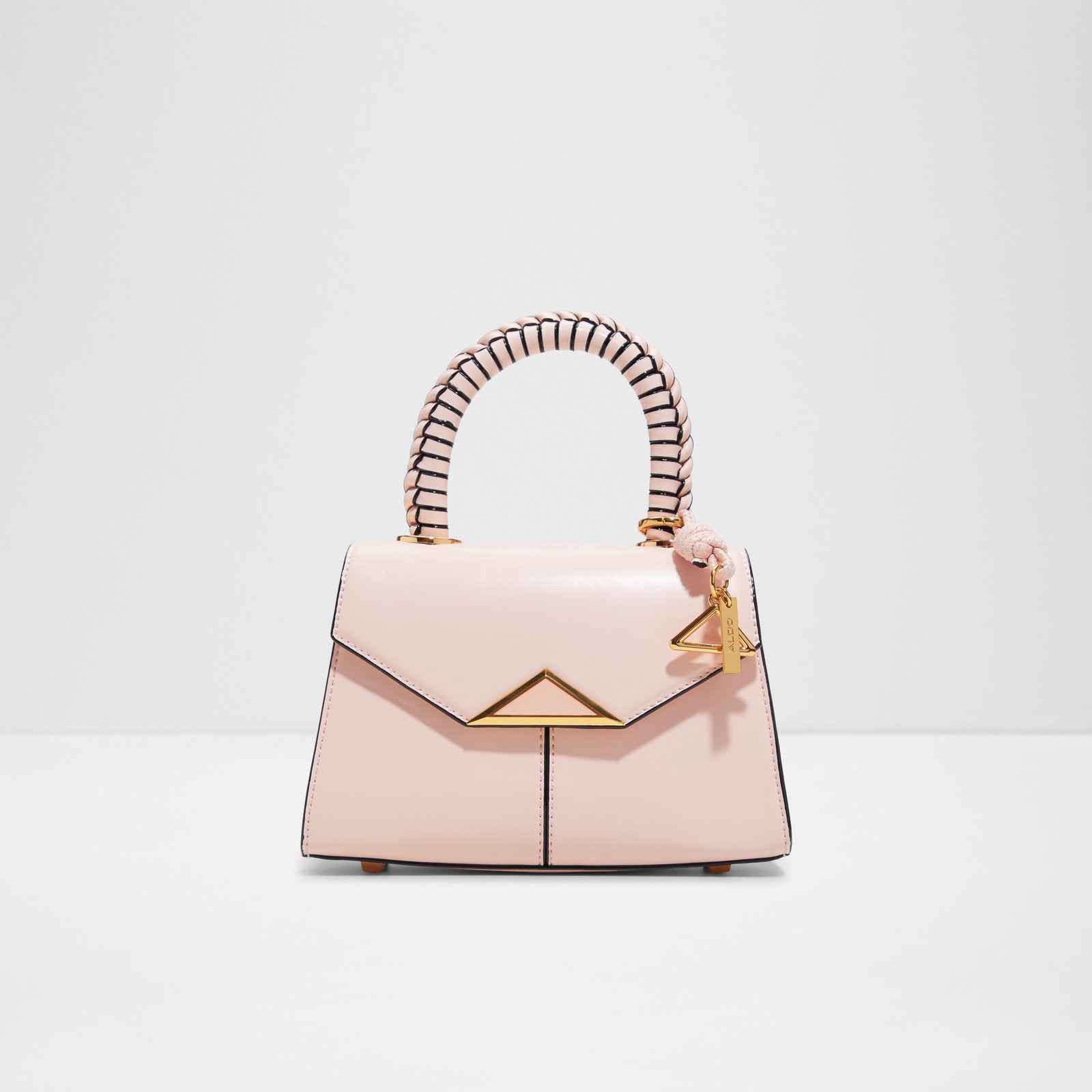 Aldo Pink And White Bag Sadietop Women's Soft Pink Top Handle Bag