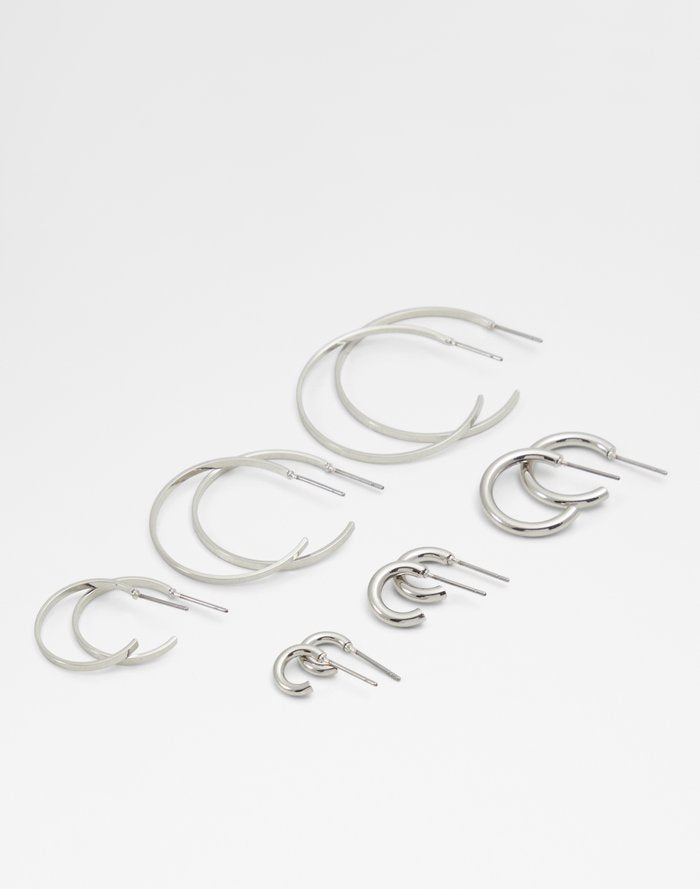 Aldo Women's Hoop Earrings Sharla Silver