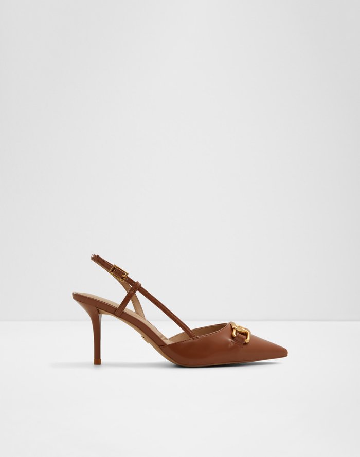 Aldo Women's Pillow Walk Comfortable Heeled Shoes Shirly Brown