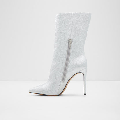 Aldo Women's Pillow Walk Comfortable Heeled Boots Silva Silver