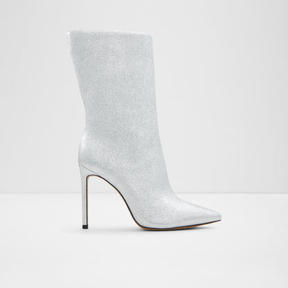 Aldo Women's Pillow Walk Comfortable Heeled Boots Silva Silver