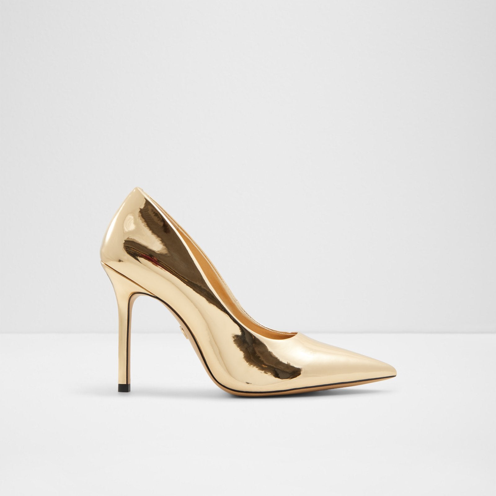 Aldo metallic heels best sale