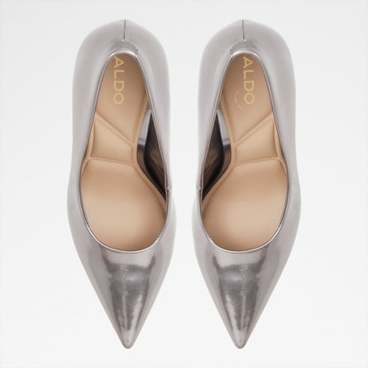 Aldo Women's Pillow Walk Comfortable Heeled Shoes Sockeye Grey