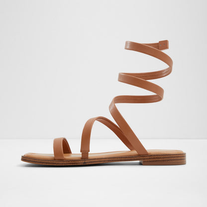 Aldo Women's Flat Sandals Spinella Brown