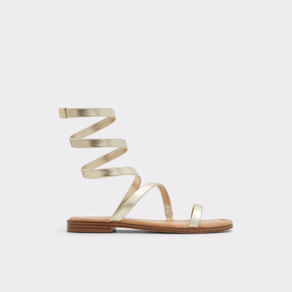 Aldo Women's Flat Sandals Spinella Gold