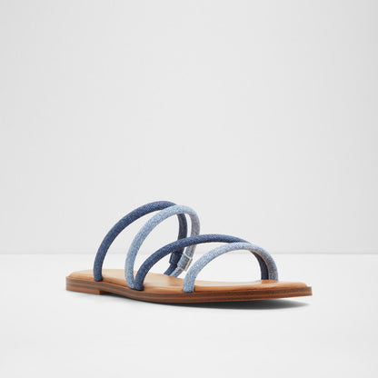 Aldo Women's Flat Sandals Stila Blue