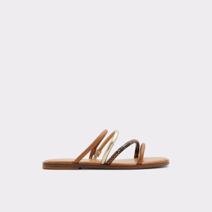 Aldo Women's Flat Sandal Stila Brown
