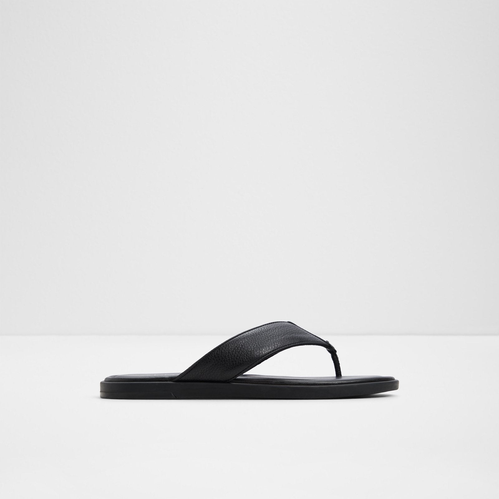 Tazzo Men's Black Leather Sandals – ALDO Shoes UK