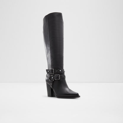 Aldo Women's Pillow Walk Comfortable Knee-High Boots Thelidan Black