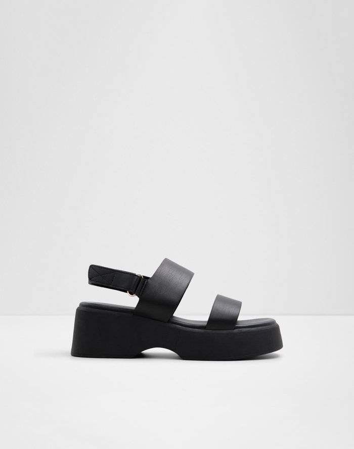 Aldo Womens Falema Flat Sandals Black Size 5 B