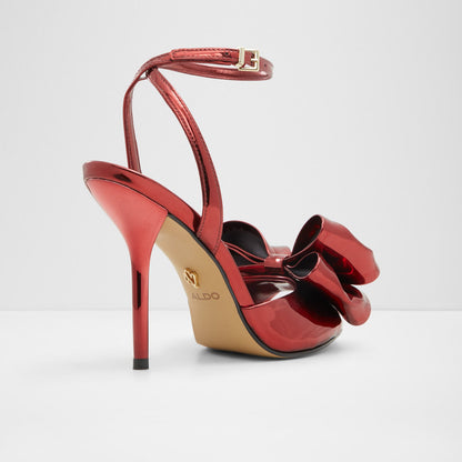 Aldo Women's Pillow Walk Comfortable Heeled Sandals Tinsletta-se Red