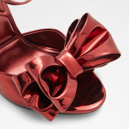 Aldo Women's Pillow Walk Comfortable Heeled Sandals Tinsletta-se Red