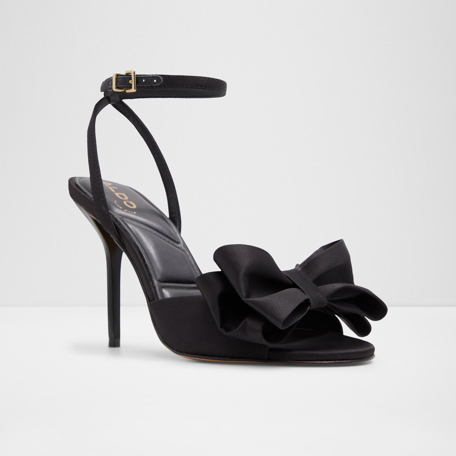 Aldo black fashion high heel sandals