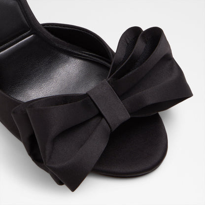 Aldo Women's Pillow Walk Comfortable Heeled Sandals Tinsletta Black