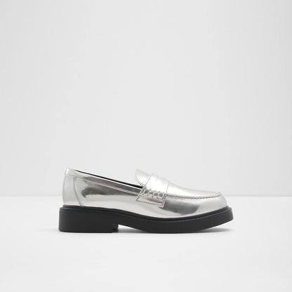 Aldo Women's Pillow Walk Comfortable Loafers Verima Silver