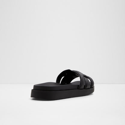 Aldo Women's Flat Sandals Wylalaendar Black