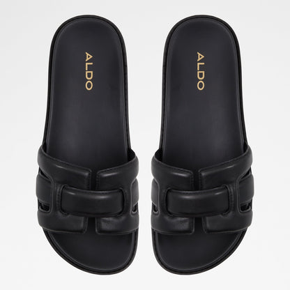 Aldo Women's Flat Sandals Wylalaendar Black