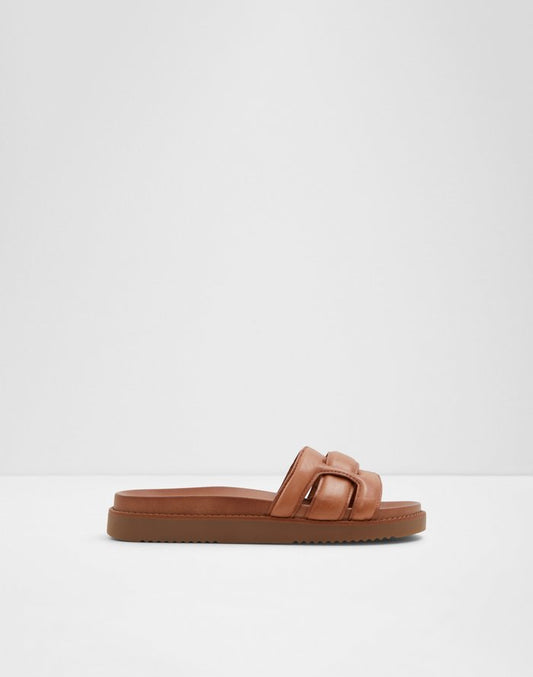 Aldo Women's Flat Sandals Wylalaendar Brown