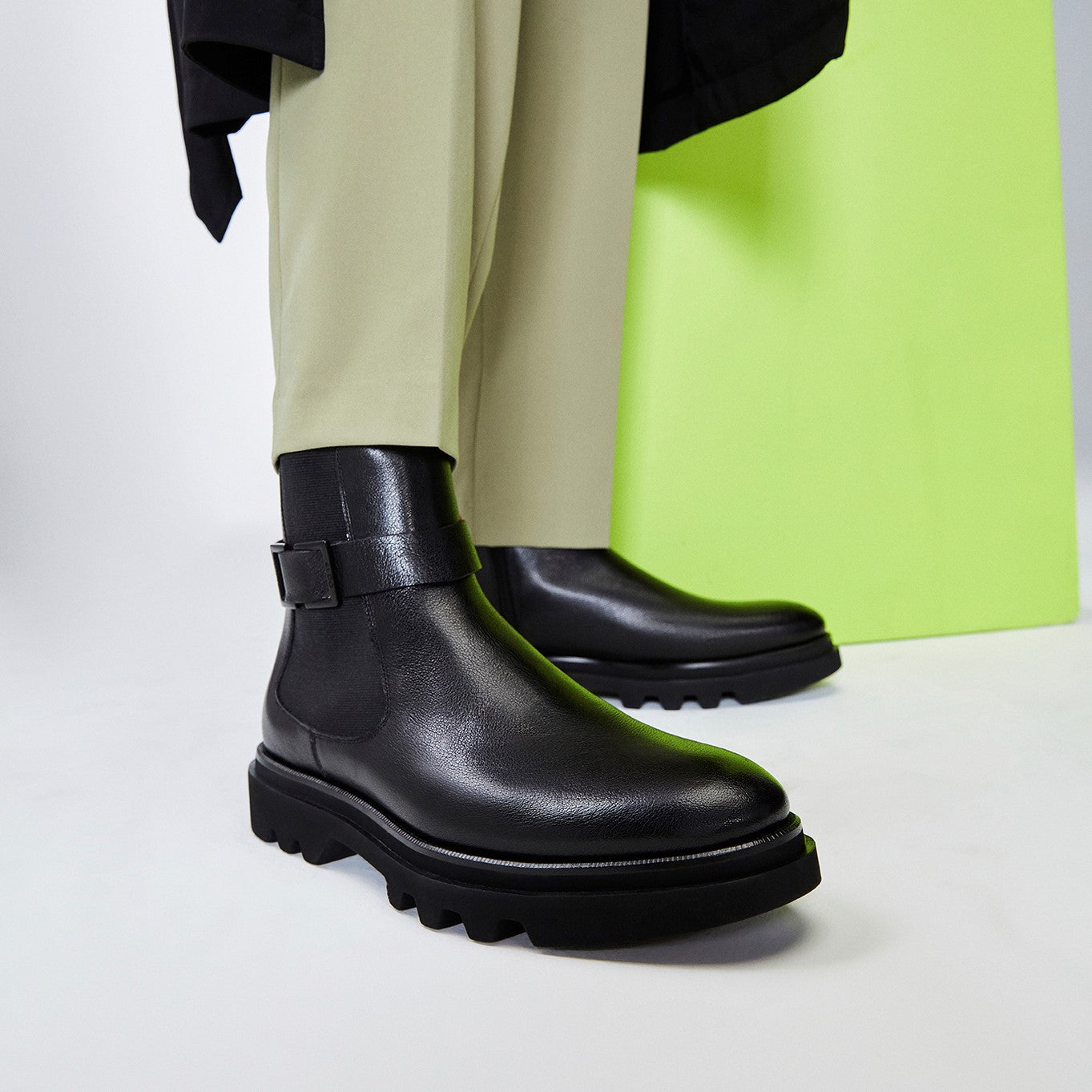 Aldo Men's Pillow Walk Comfortable Ankle Verdi (Black) – Shoes