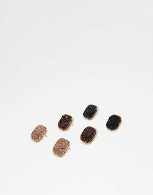 ALDO Shoes UK Women's Textured stud multipack Adrollan