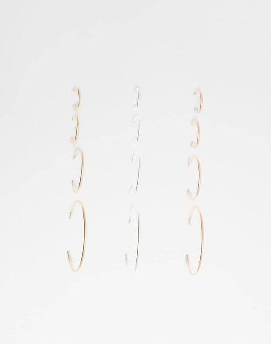 ALDO Shoes UK Women's Multipack of metallic hoops Arisia