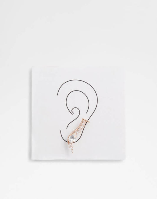 ALDO Shoes UK Women's Rhinestone ear crawler earrings Avanca