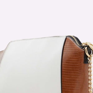 Buy Beige Croc Textured Shoulder Bag online | Looksgud.in