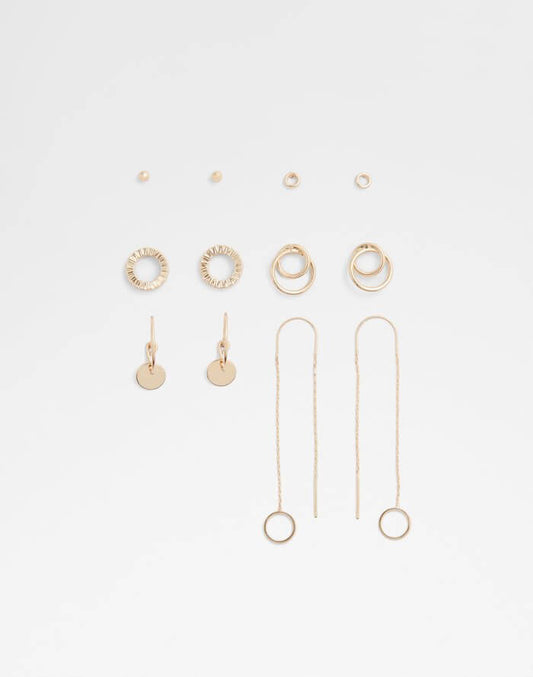 ALDO Shoes UK Women's Gold earring multipack Baltray