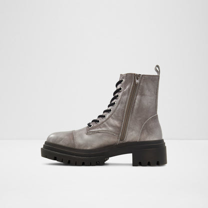 Aldo Women's Chunky Boots Bigmark Silver