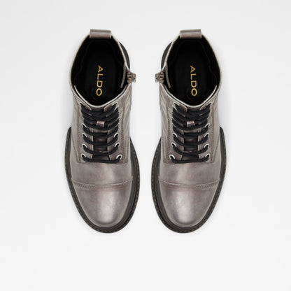 Aldo Women's Chunky Boots Bigmark Silver