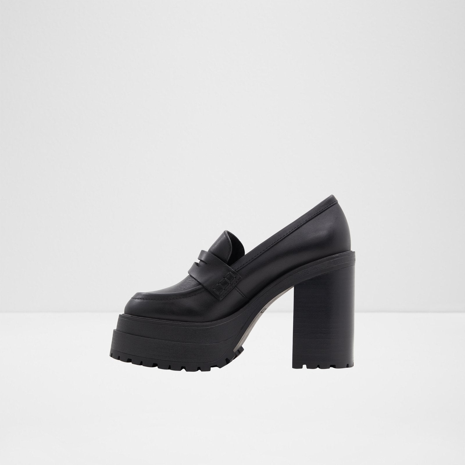Selected Femme SLFSAGE HIGH HEEL PENNY LOAFER - Platform heels - black -  Zalando.co.uk