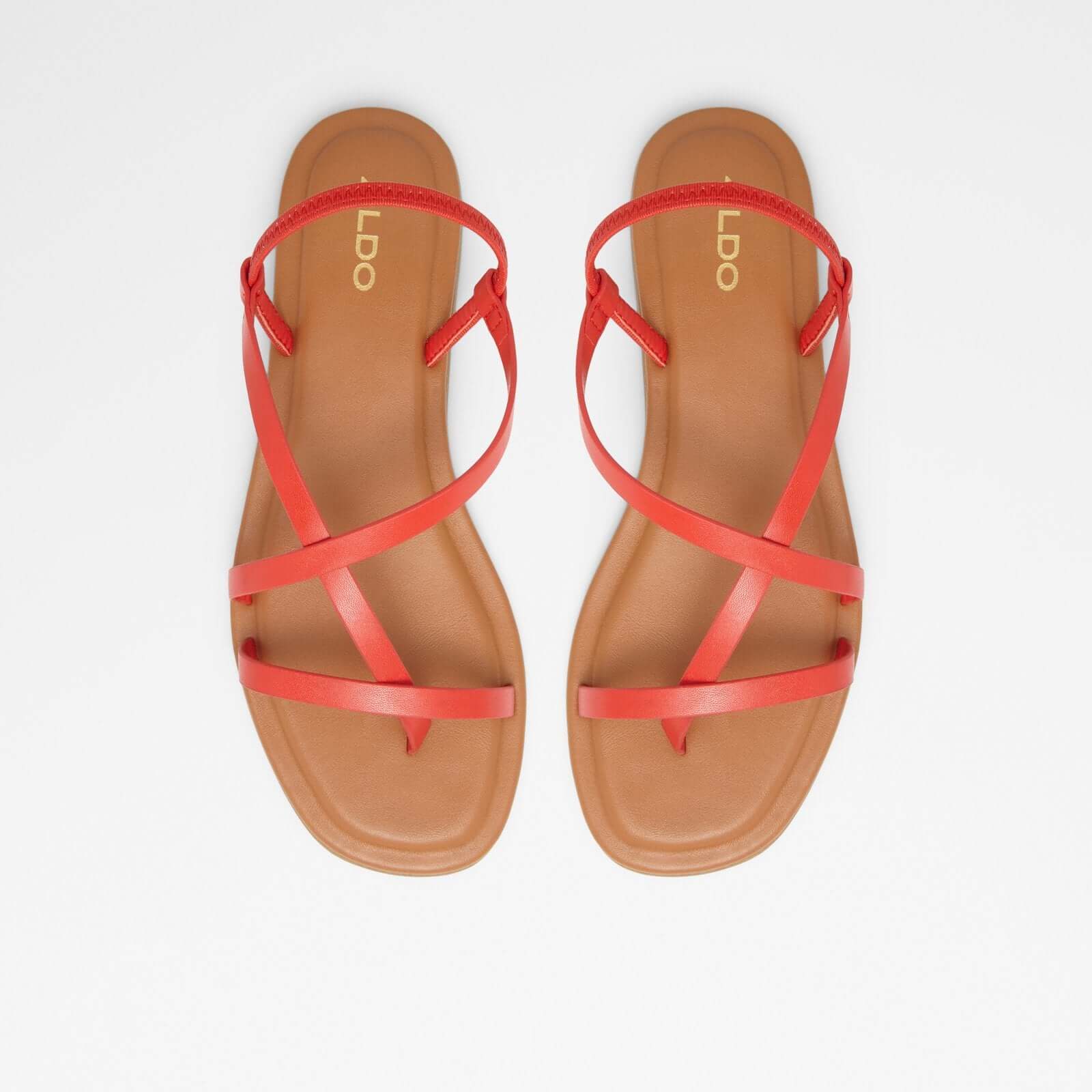 Red flat sale sandals uk