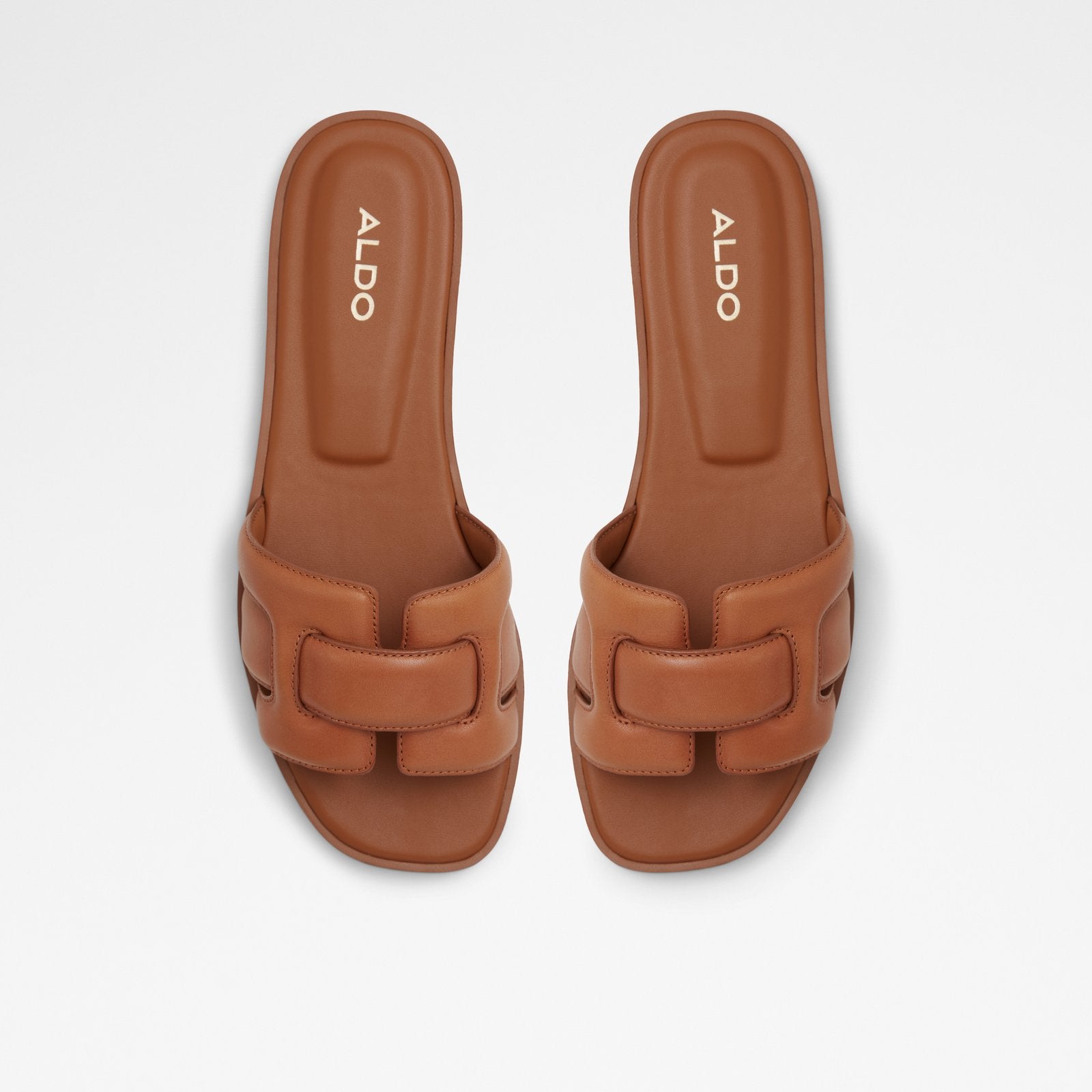 Solskoldning søm Arkæologi Aldo Women's Flat Sandals Elenaa (Medium Brown) – ALDO Shoes UK