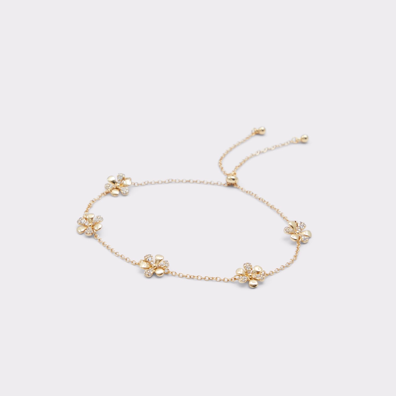 Aldo Women's Gold Bracelet Farfalla (Gold-Clear Multi)