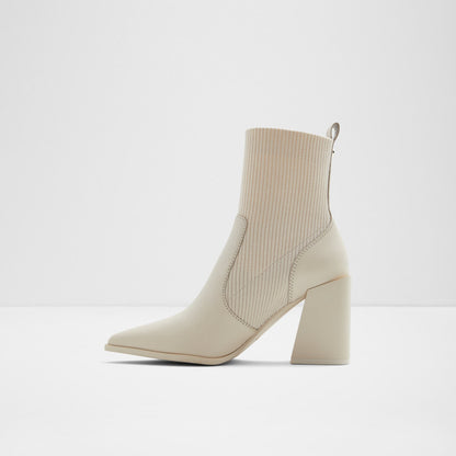 Aldo Women's Heeled Ankle Boots Ganina White