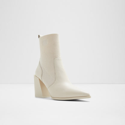 Aldo Women's Heeled Ankle Boots Ganina White