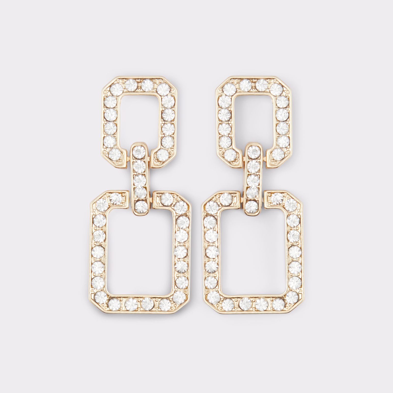 Aldo Women's Gold Statement Earrings Giretha (Gold-Clear Multi