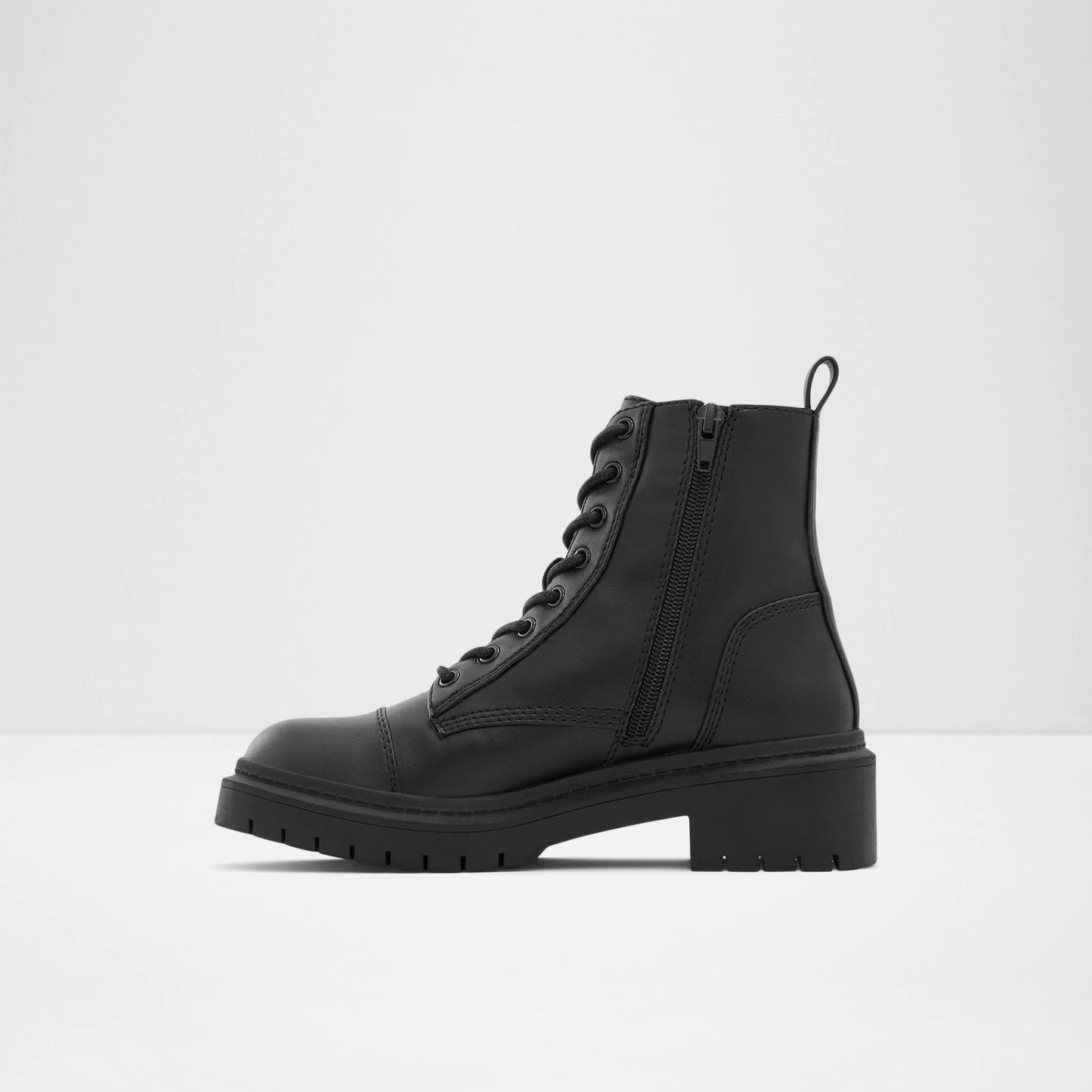 Aldo Women's Combat Ankle Boots Goer Black
