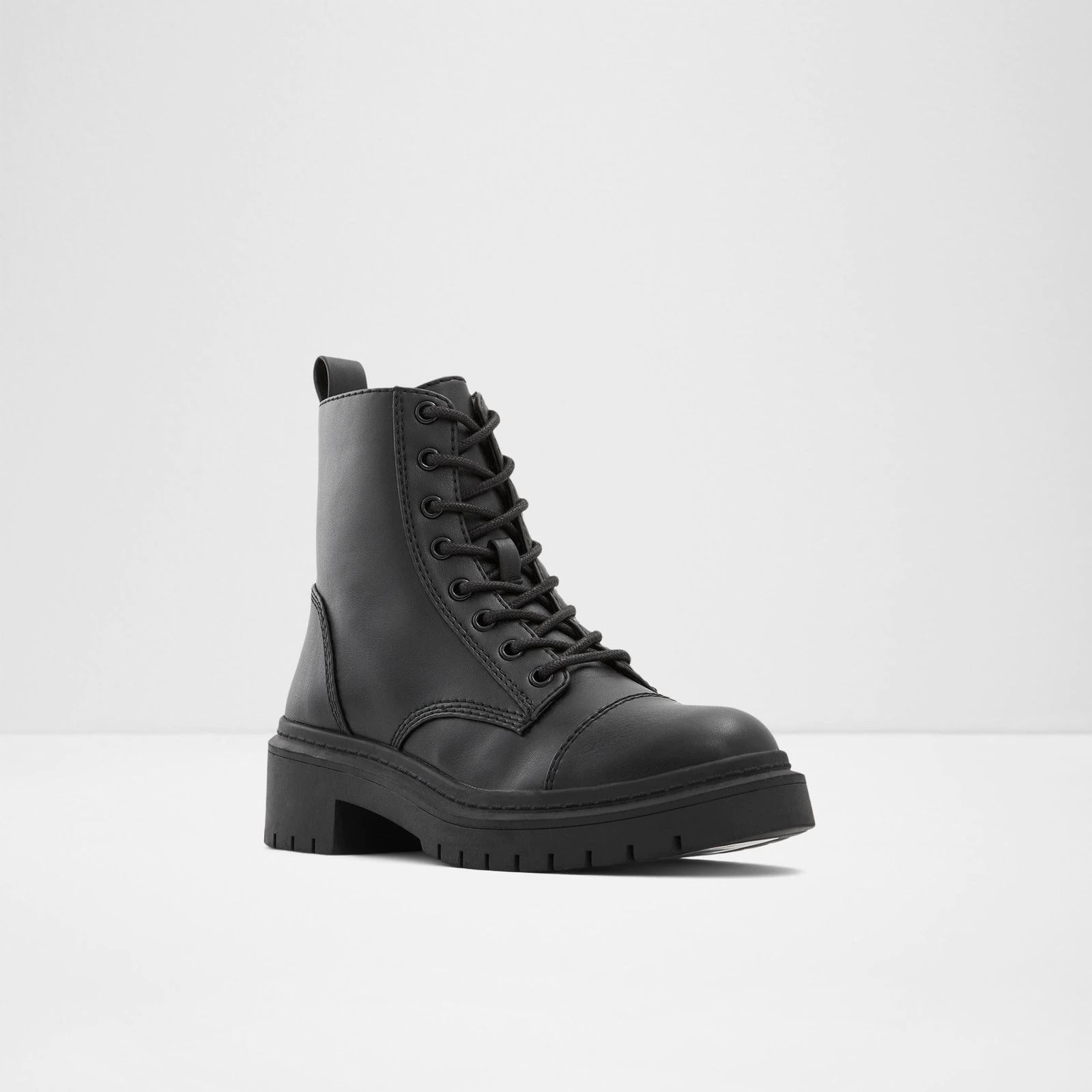 Aldo Women's Combat Ankle Boots Goer Black