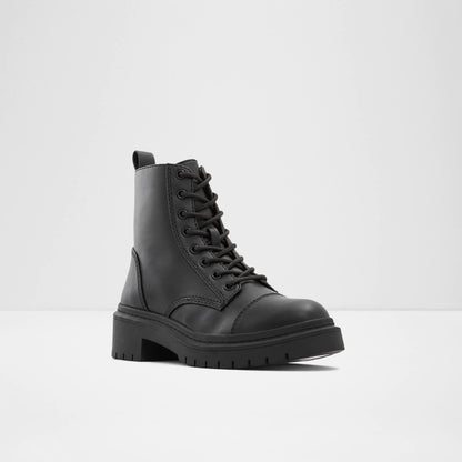 Aldo Women's Combat Ankle Boots Goer Black