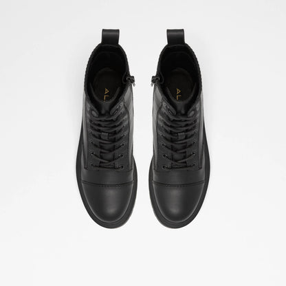 Aldo Women's Combat Ankle Boots Goer Black