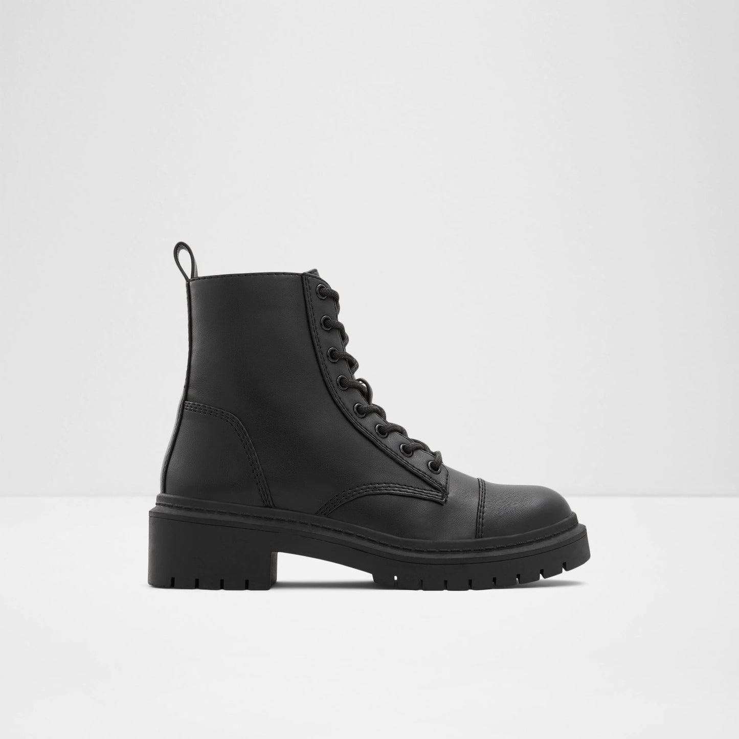 Aldo Women's Combat Ankle Boots Goer Black