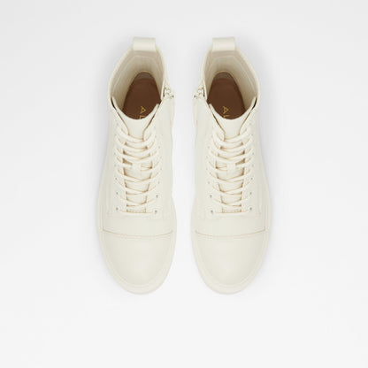 Aldo Women's Combat Ankle Boots Goer White